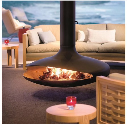 Indoor Home Wood Charcoal Fireplace