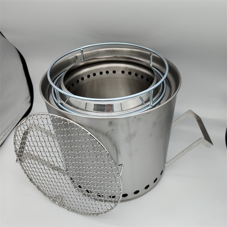 Smokeless Wood Burning Solo Fire Pit Stove