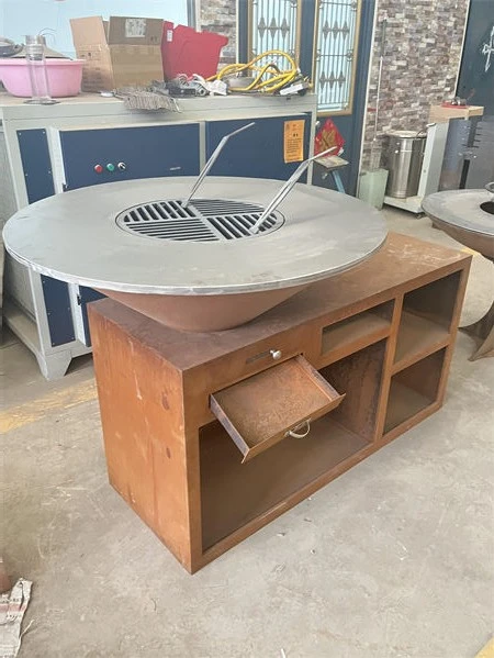 Outdoor Wood Burning Corten Steel Grill best